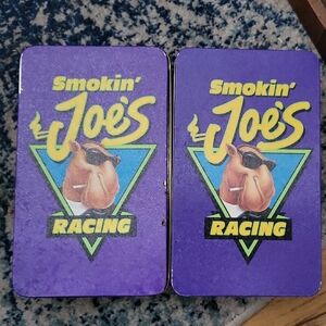 Smokin' Joe's Racing Purple Tin Set